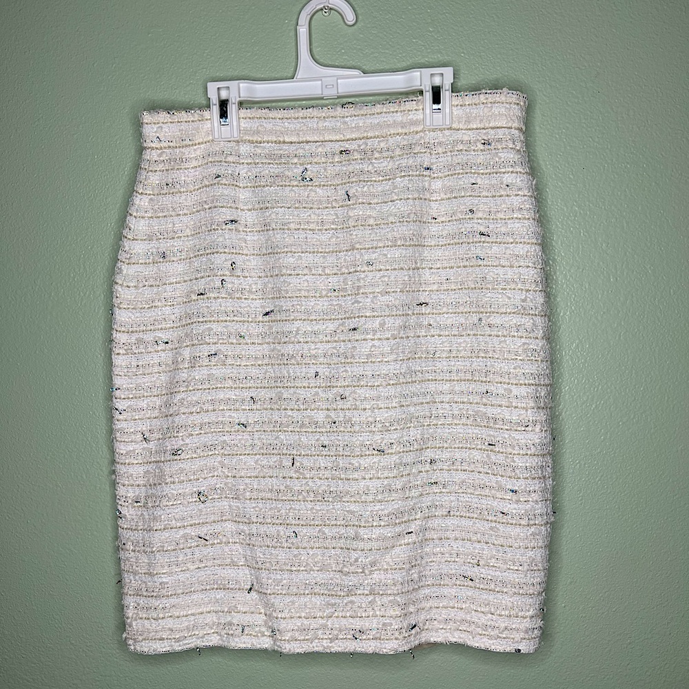 J.crew white skirt size 8